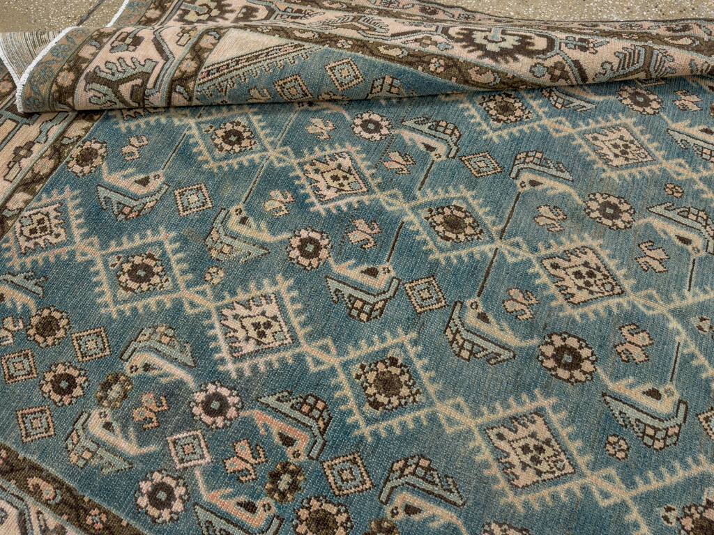 Vintage Persian Malayer Accent Rug, No.29947 - Gss