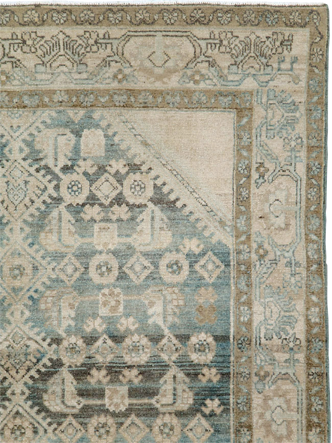 Vintage Persian Malayer Accent Rug, No.29950 - Gss