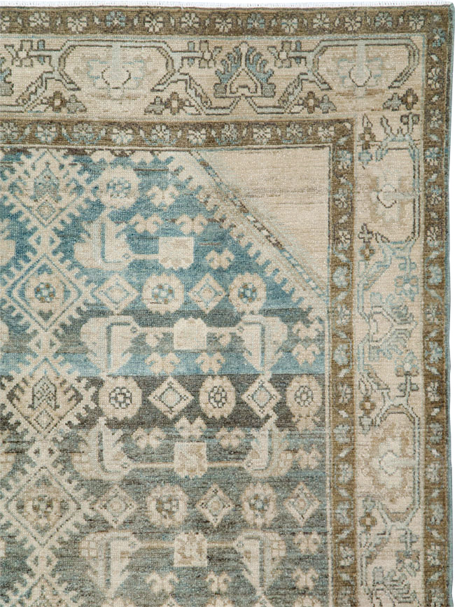 Vintage Persian Malayer Accent Rug, No.29950 - Gss