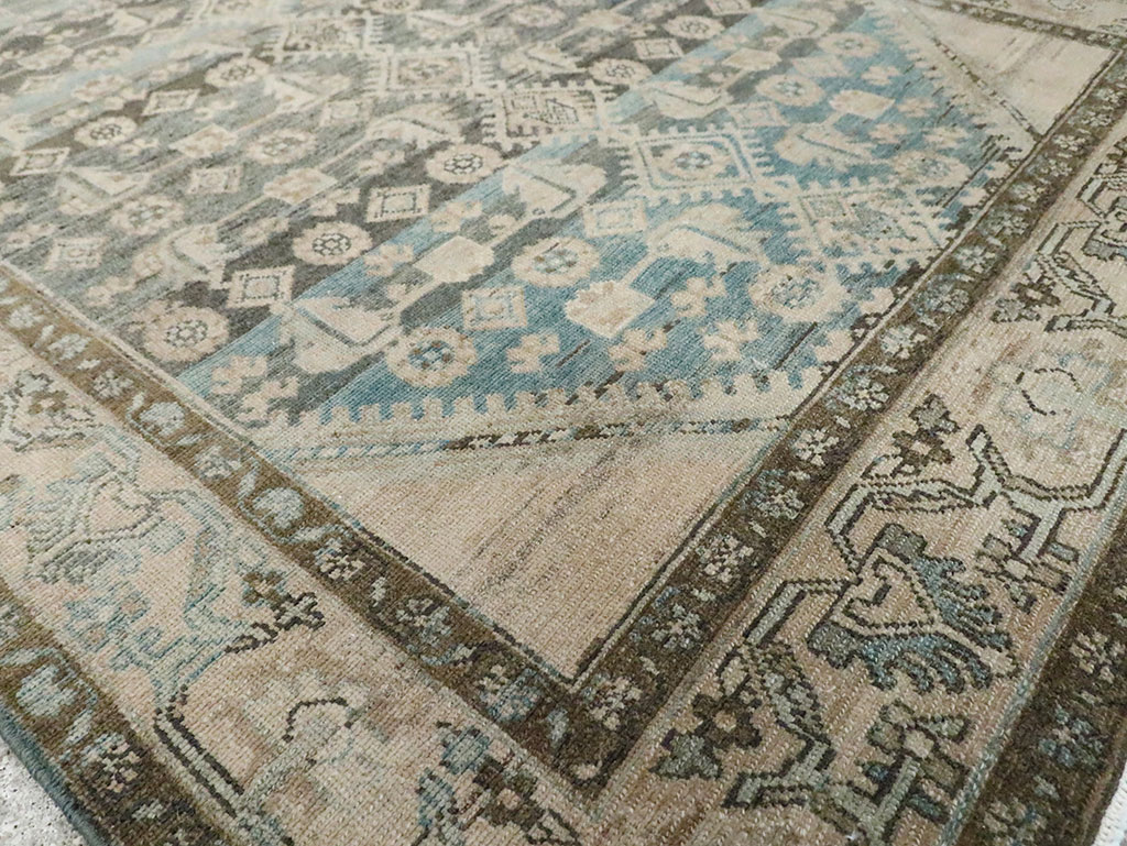 Vintage Persian Malayer Accent Rug, No.29950 - Gss