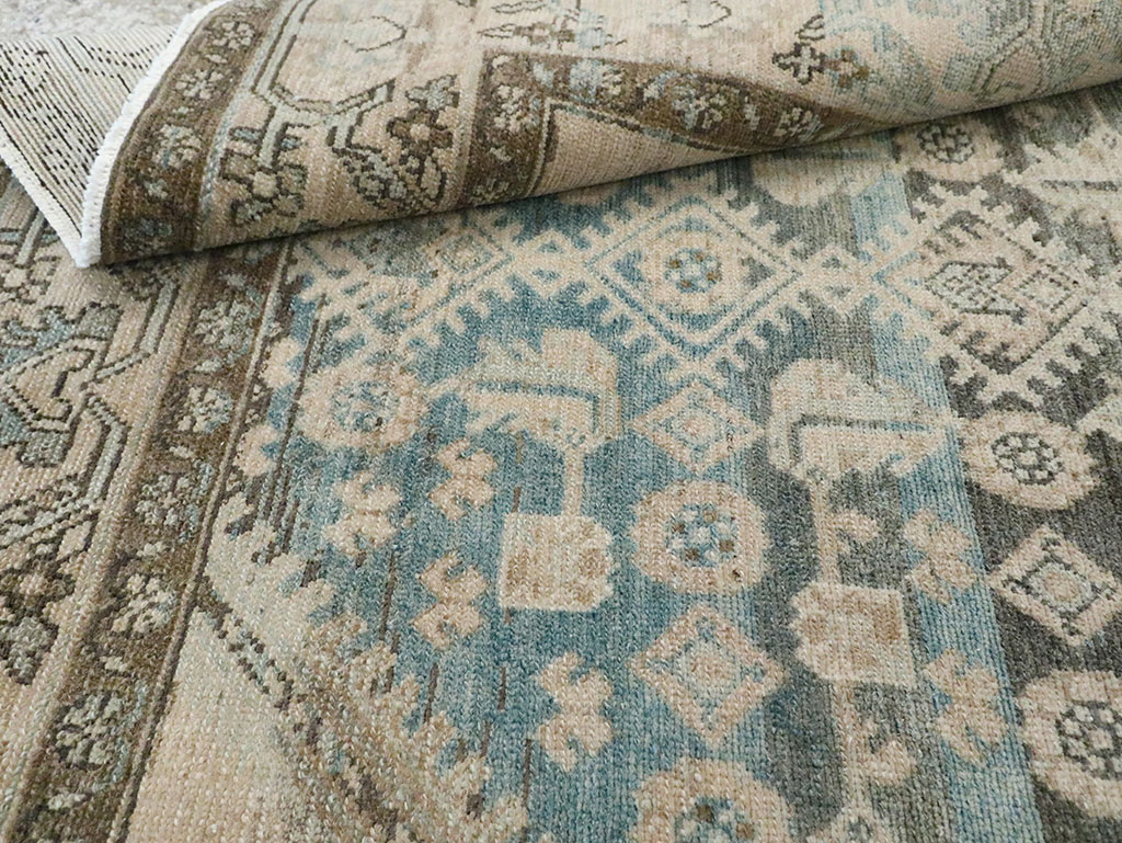 Vintage Persian Malayer Accent Rug, No.29950 - Gss