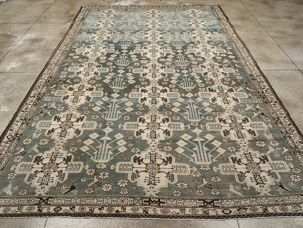 Vintage Persian Malayer Carpet, No.29952 - Gss