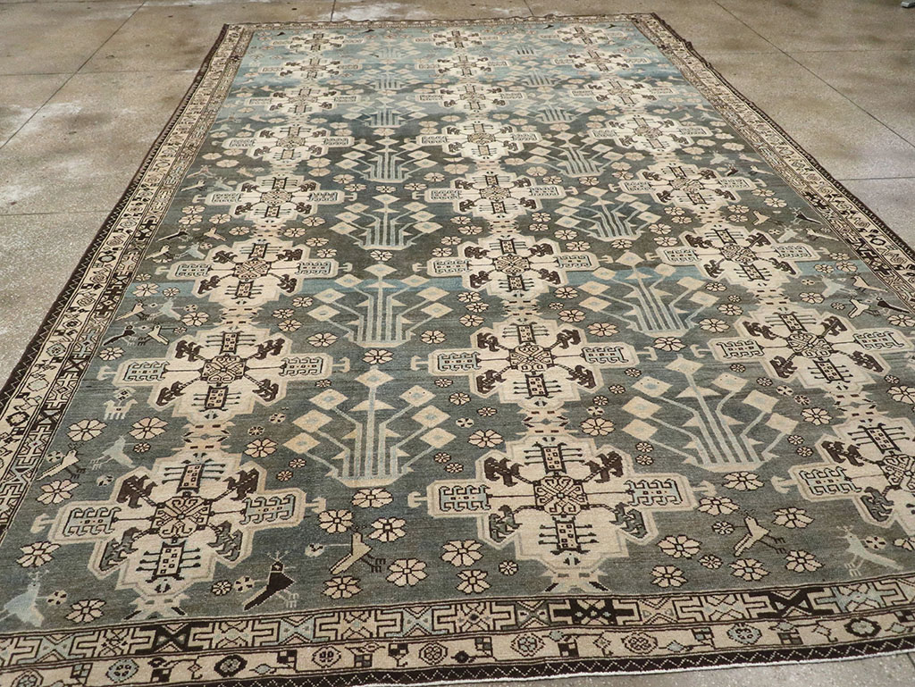 Vintage Persian Malayer Carpet, No.29952 - Gss