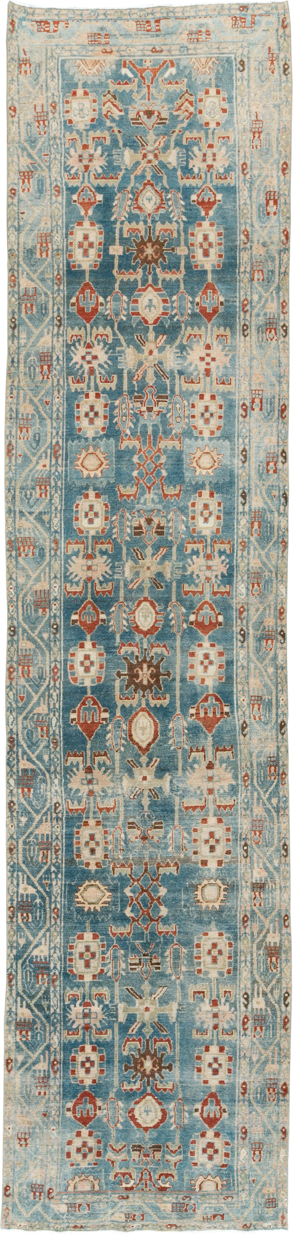 Vintage Persian Malayer Long Runner, No.29953 - Gss