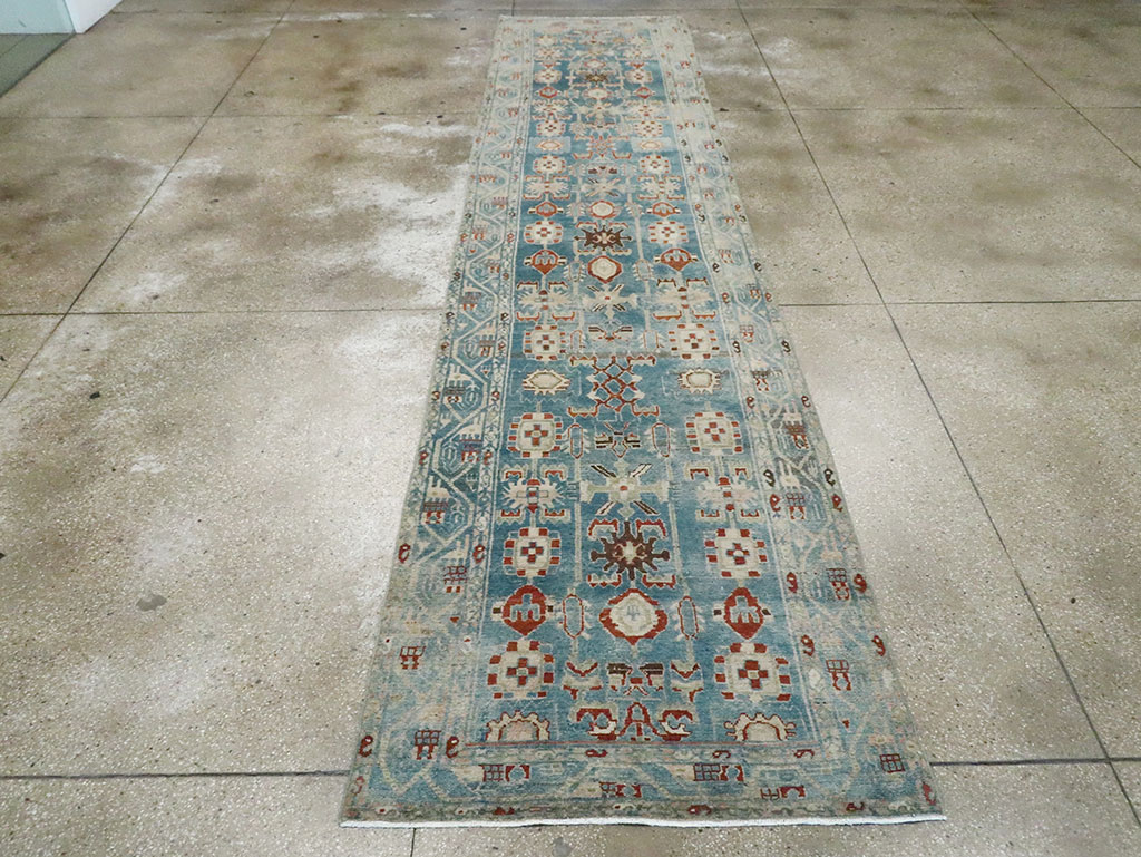Vintage Persian Malayer Long Runner, No.29953 - Gss
