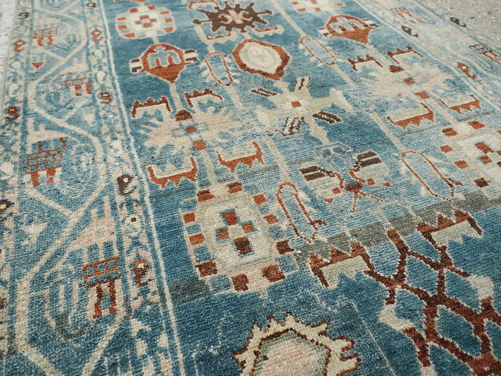 Vintage Persian Malayer Long Runner, No.29953 - Gss