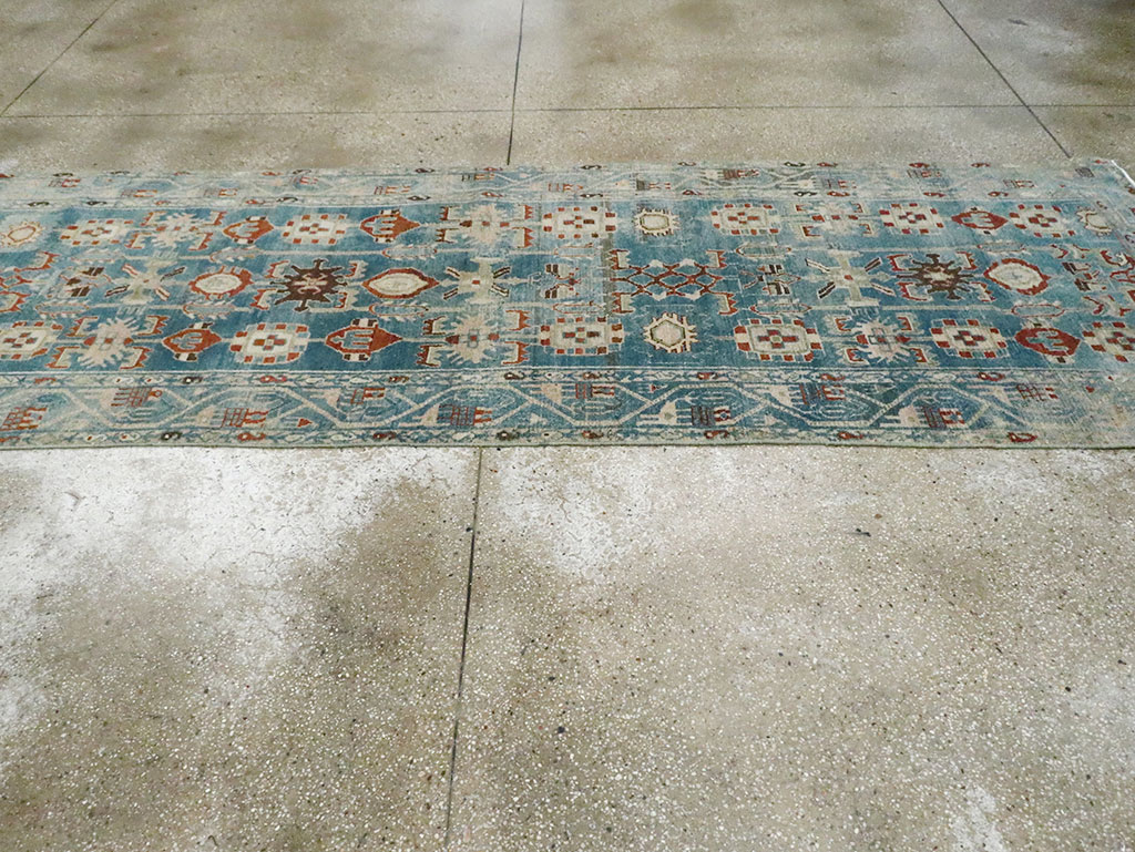 Vintage Persian Malayer Long Runner, No.29953 - Gss