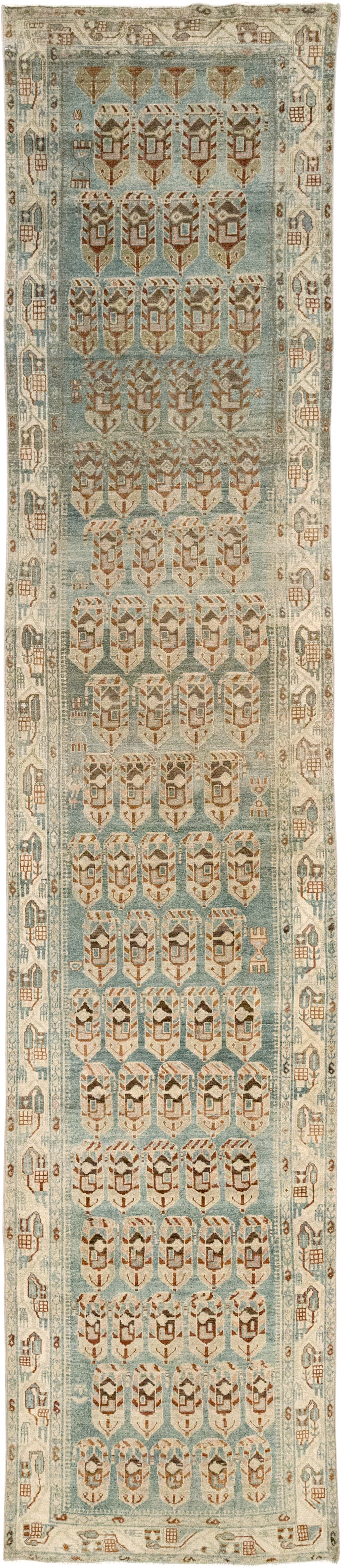 Vintage Persian Malayer Runner, No.29957 - Gss