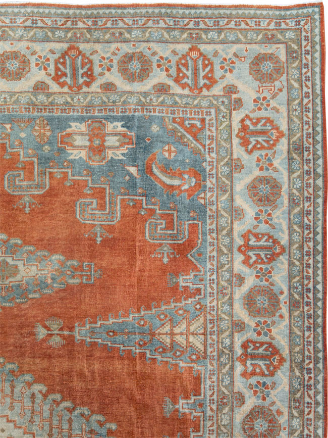 Vintage Persian Veece Room Size Carpet, No.29958 - Gss