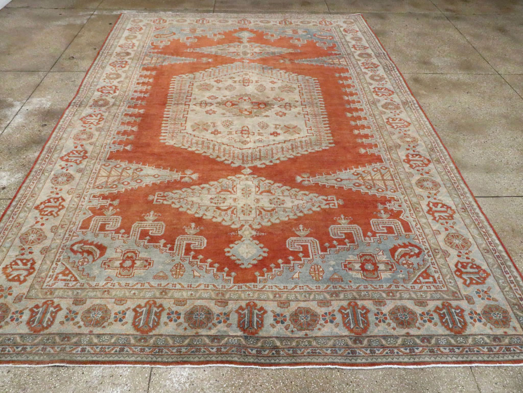 Vintage Persian Veece Room Size Carpet, No.29958 - Gss