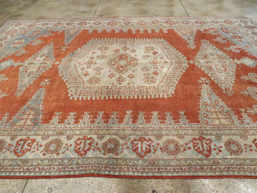 Vintage Persian Veece Room Size Carpet, No.29958 - Gss