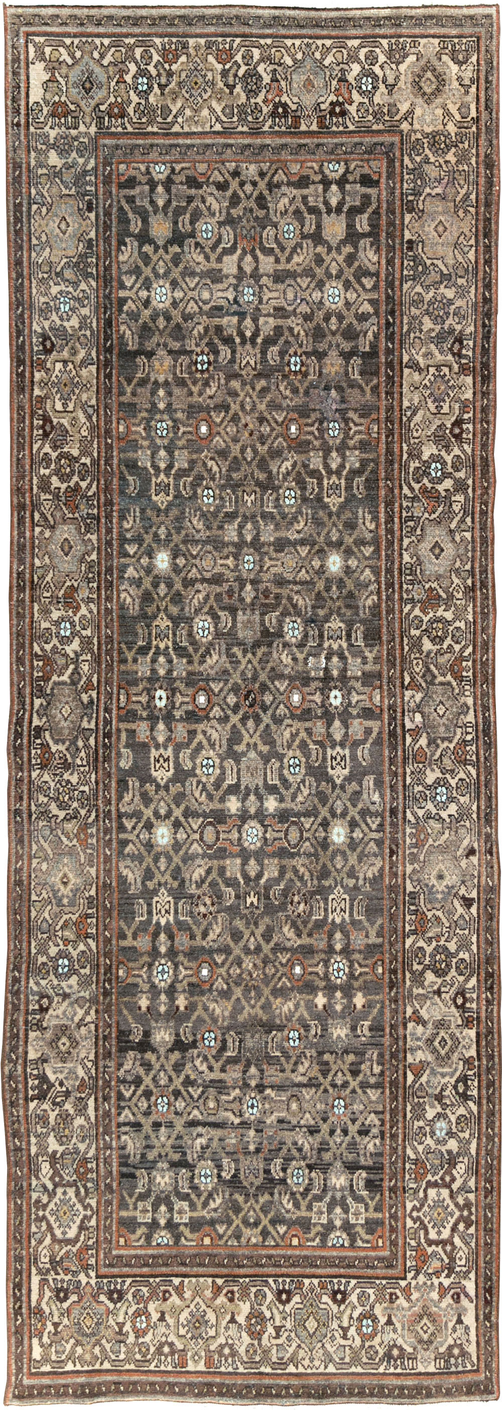 Antique Persian Malayer Runner, No.29961 - Gss