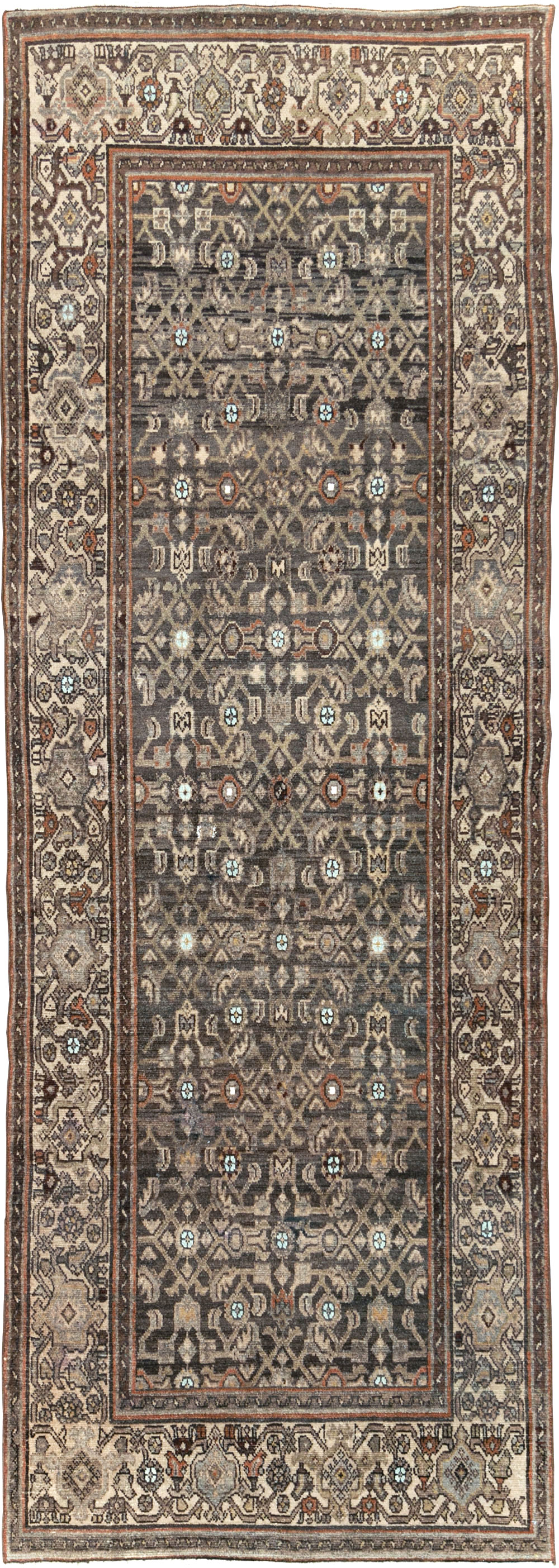 Antique Persian Malayer Runner, No.29961 - Gss