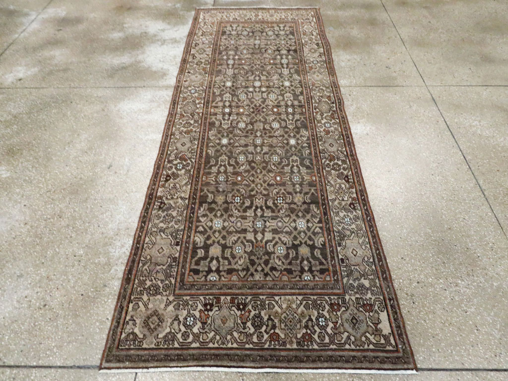 Antique Persian Malayer Runner, No.29961 - Gss