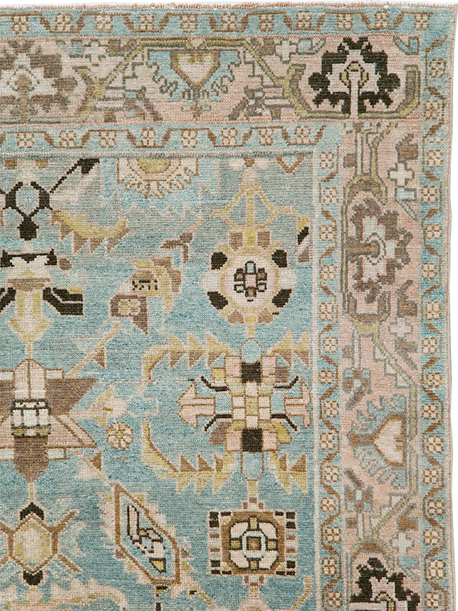 Vintage Persian Malayer Accent Rug, No.29962 - Gss