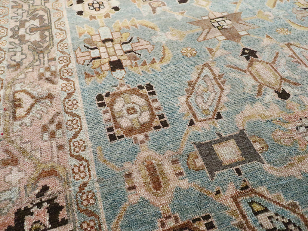 Vintage Persian Malayer Accent Rug, No.29962 - Gss