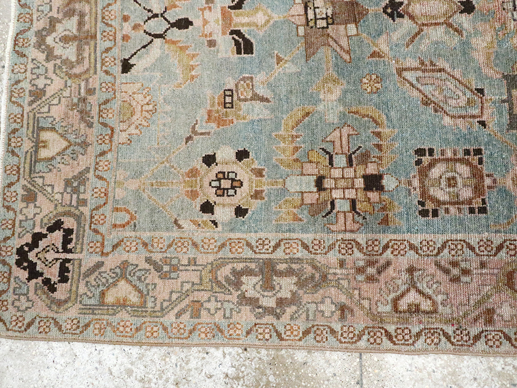Vintage Persian Malayer Accent Rug, No.29962 - Gss