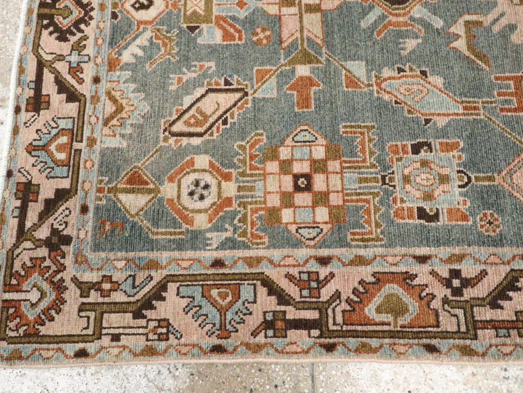 Vintage Persian Malayer Accent Rug, No.29964 - Gss