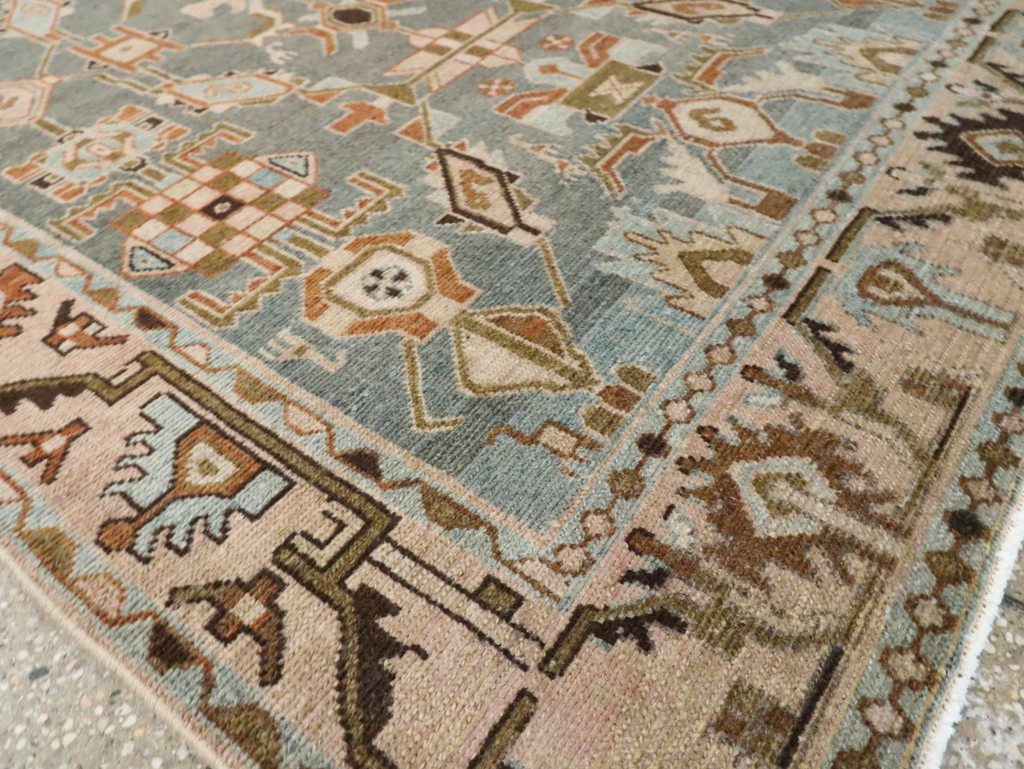 Vintage Persian Malayer Accent Rug, No.29964 - Gss