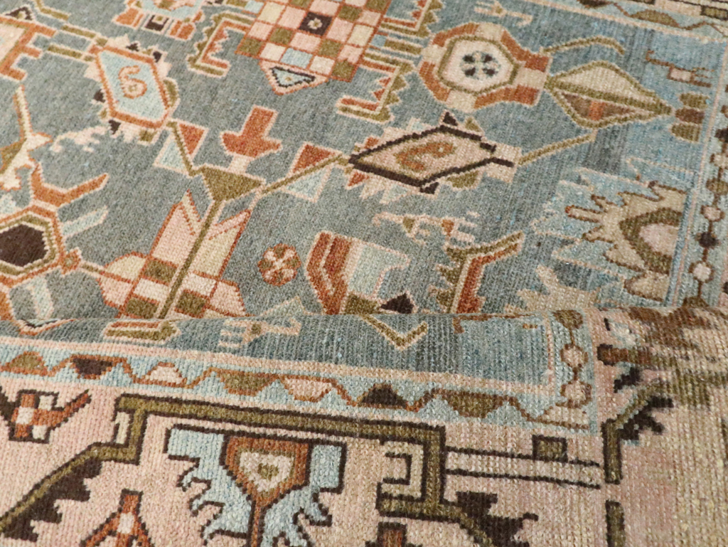 Vintage Persian Malayer Accent Rug, No.29964 - Gss
