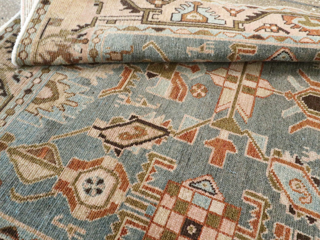 Vintage Persian Malayer Accent Rug, No.29964 - Gss