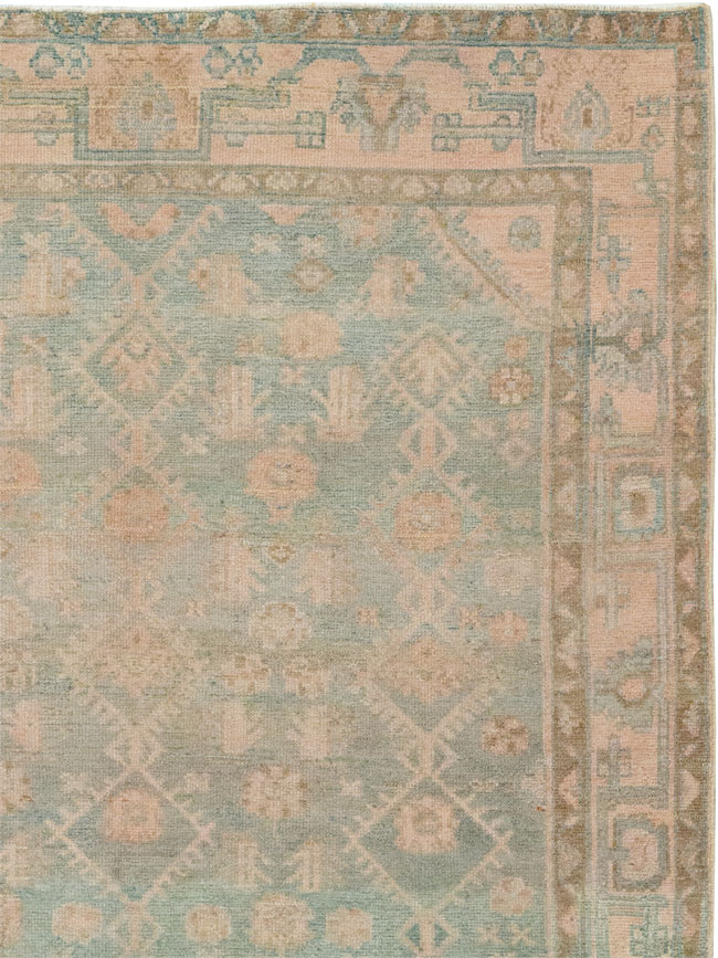 Vintage Persian Malayer Accent Rug, No.29968 - Gss
