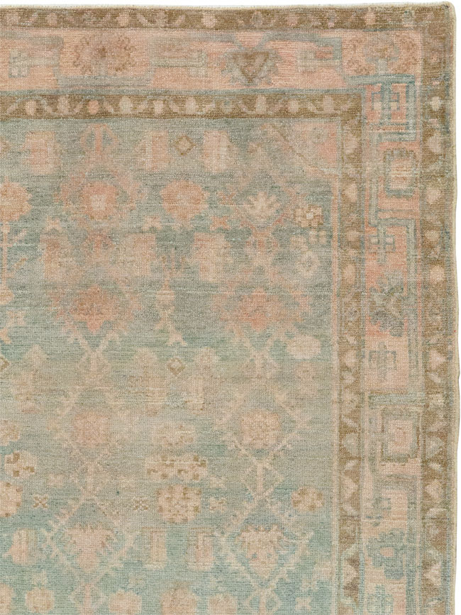 Vintage Persian Malayer Accent Rug, No.29968 - Gss