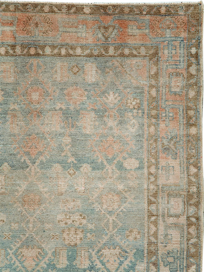 Vintage Persian Malayer Accent Rug, No.29968 - Gss