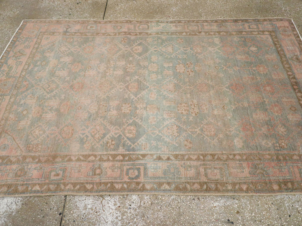 Vintage Persian Malayer Accent Rug, No.29968 - Gss