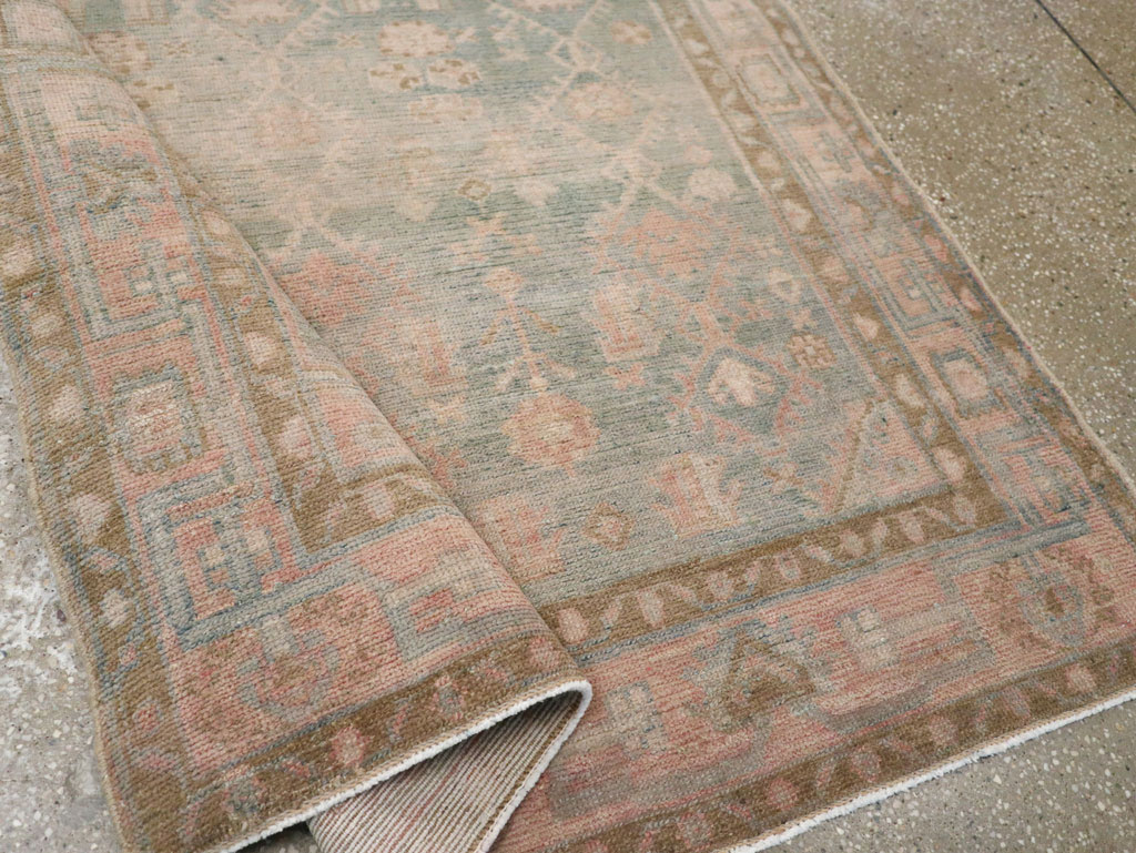 Vintage Persian Malayer Accent Rug, No.29968 - Gss