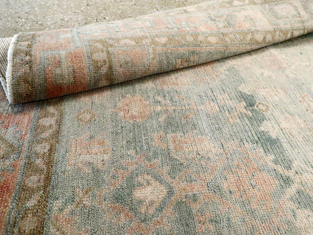 Vintage Persian Malayer Accent Rug, No.29968 - Gss