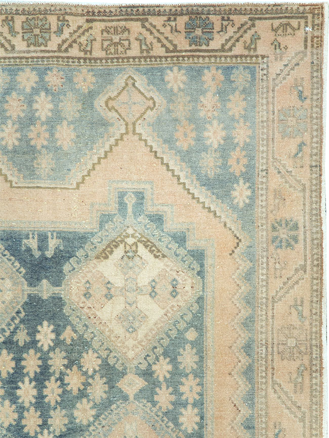 Vintage Persian Afshar Accent Rug, No.29969 - Gss