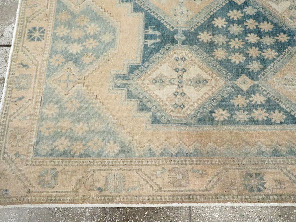 Vintage Persian Afshar Accent Rug, No.29969 - Gss