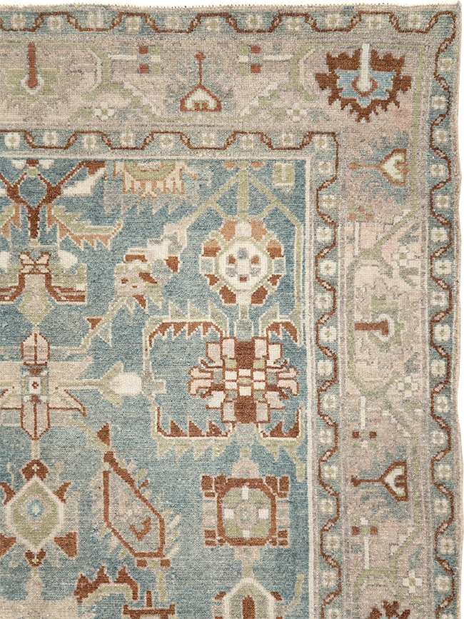Vintage Persian Malayer Accent Rug, No.29970 - Gss