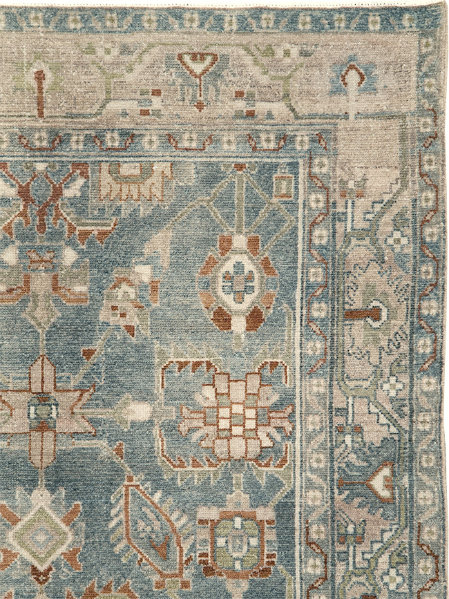 Vintage Persian Malayer Accent Rug, No.29970 - Gss