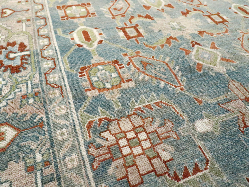 Vintage Persian Malayer Accent Rug, No.29970 - Gss