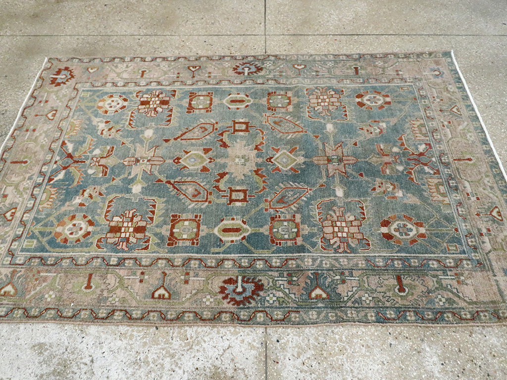 Vintage Persian Malayer Accent Rug, No.29970 - Gss