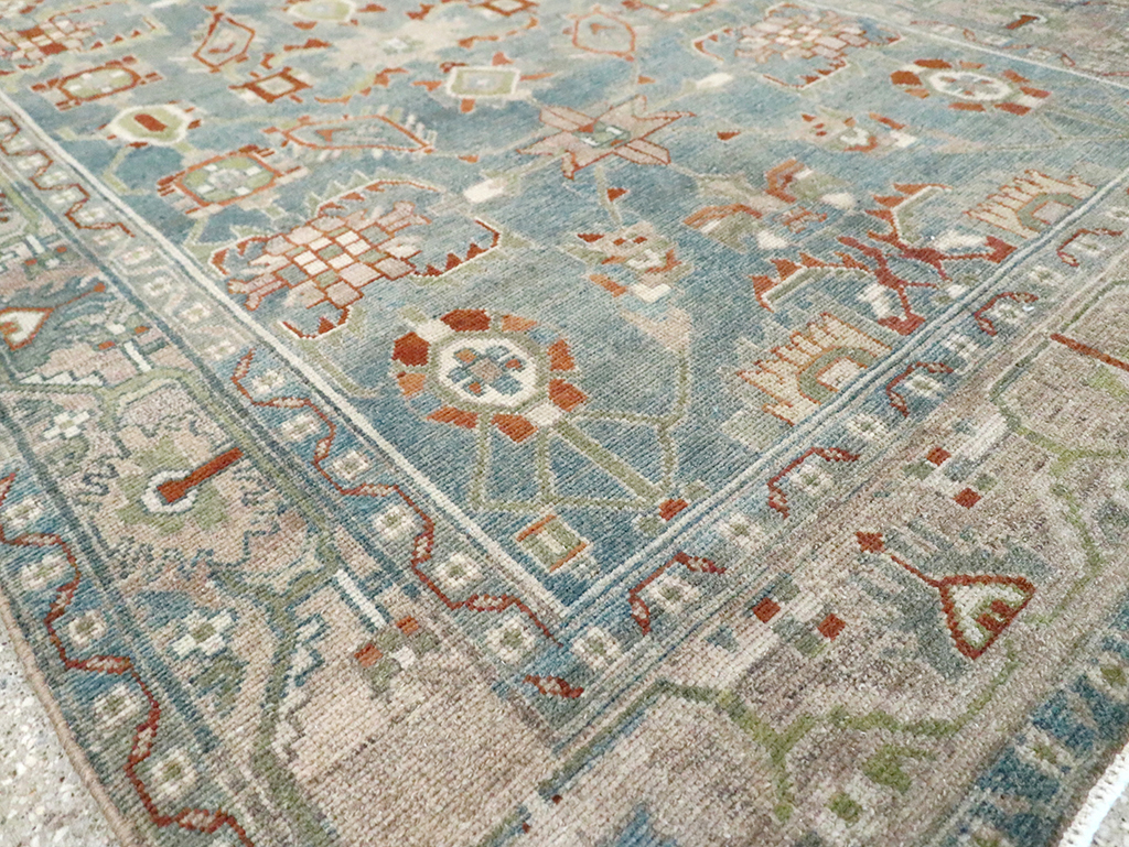 Vintage Persian Malayer Accent Rug, No.29970 - Gss