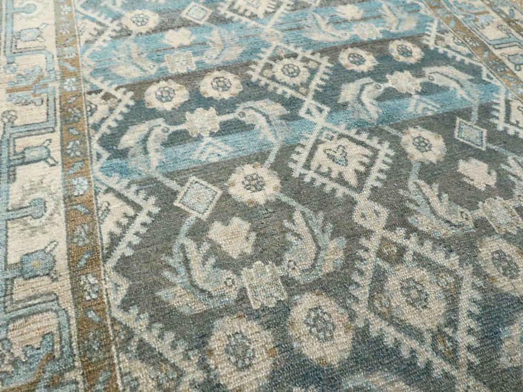 Vintage Persian Malayer Wide Gallery Runner, No.29972 - Gss