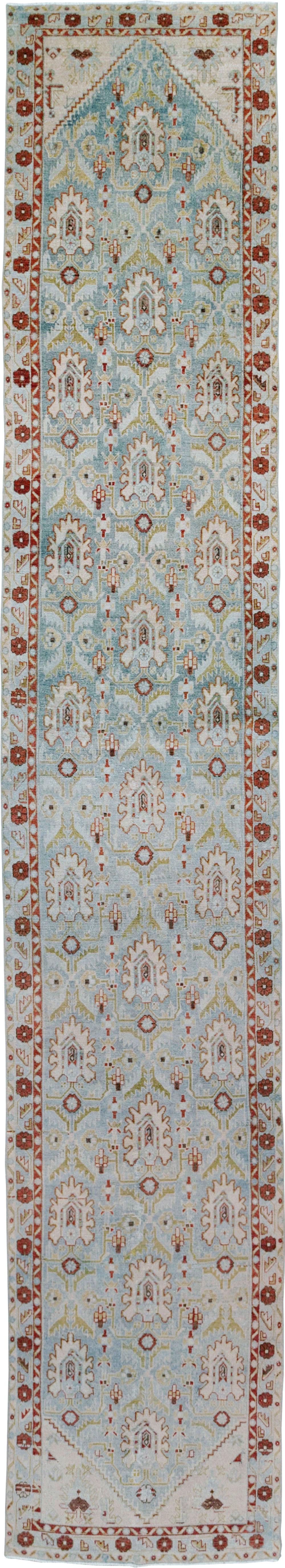 Vintage Persian Malayer Long Runner (Pair: 2 of 2), No.29975 - Gss