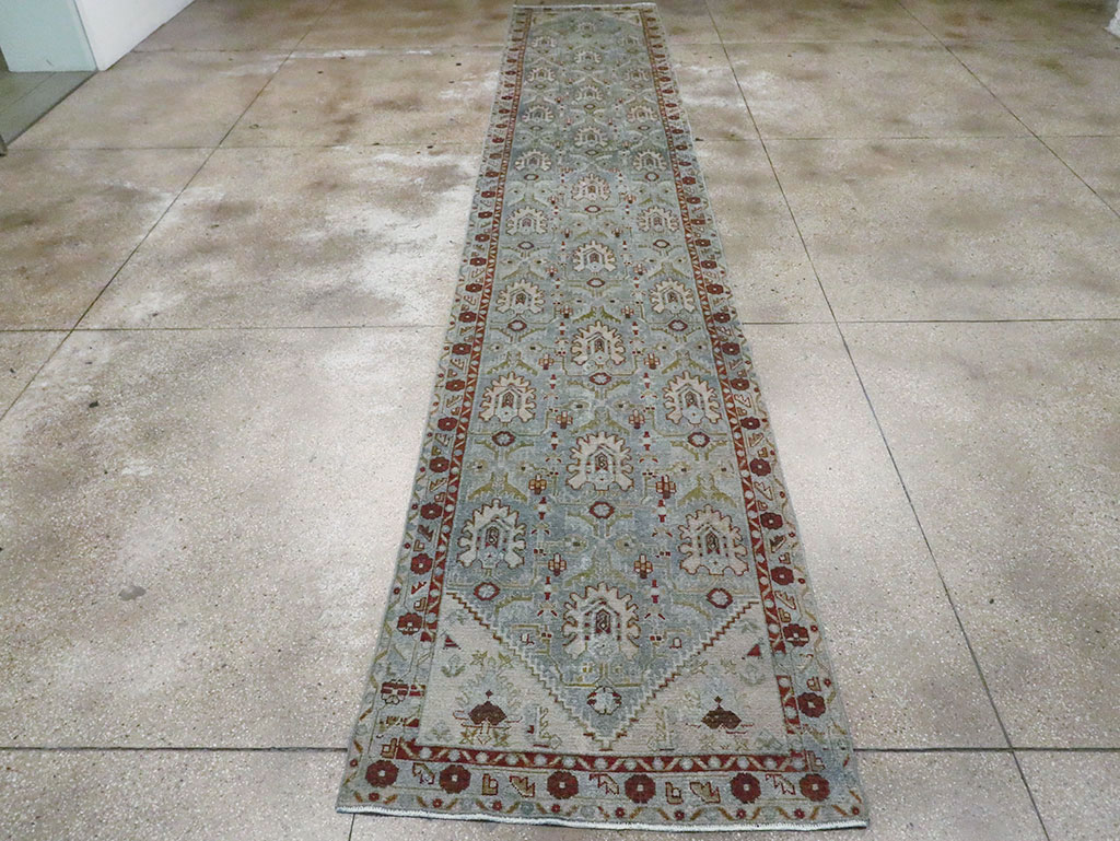 Vintage Persian Malayer Long Runner (Pair: 2 of 2), No.29975 - Gss