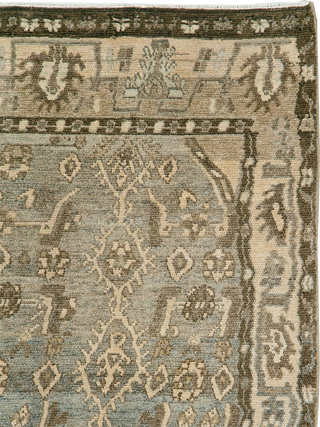 Vintage Persian Malayer Throw Rug, No.29982 - Gss
