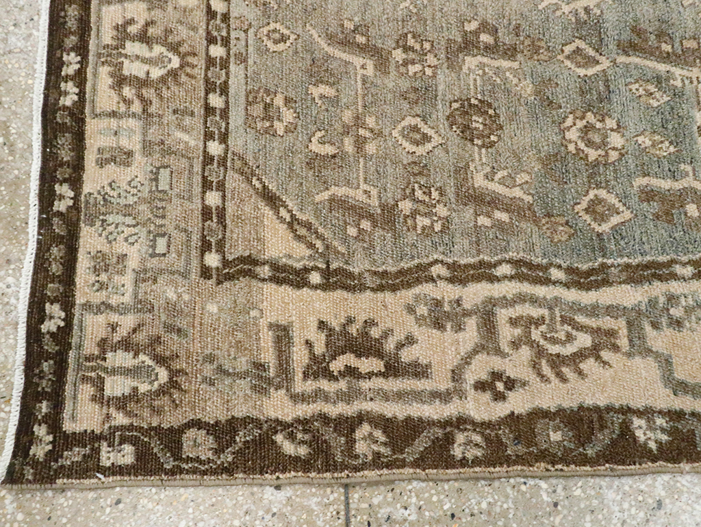 Vintage Persian Malayer Throw Rug, No.29982 - Gss