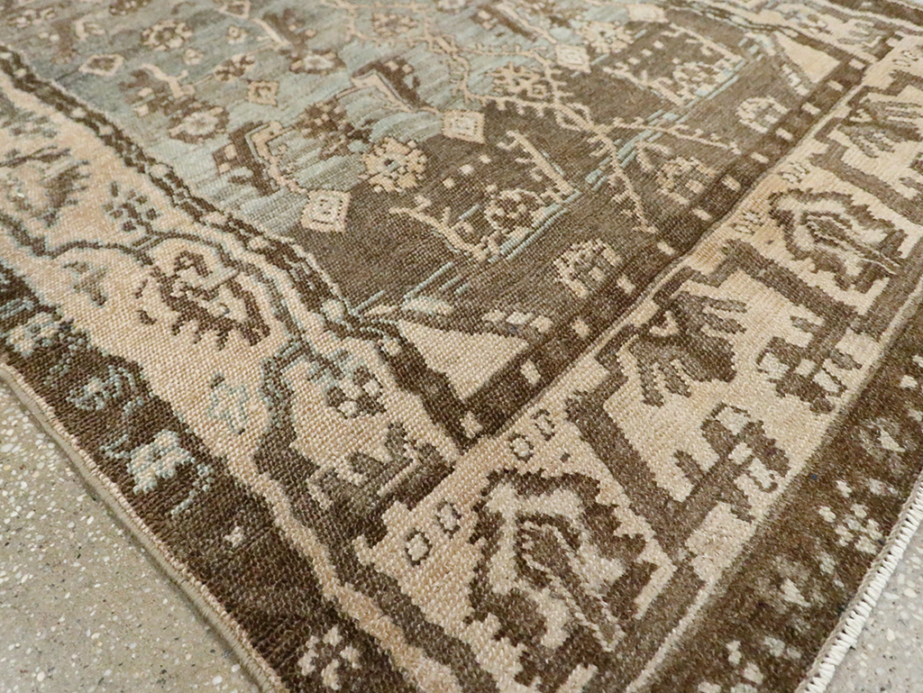 Vintage Persian Malayer Throw Rug, No.29982 - Gss