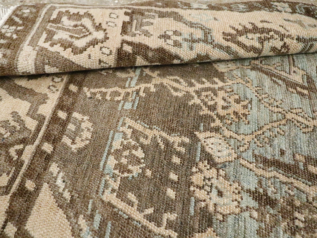 Vintage Persian Malayer Throw Rug, No.29982 - Gss