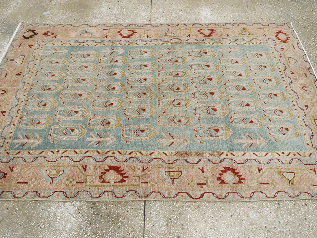 Vintage Persian Malayer Accent Rug, No.29983 - Gss