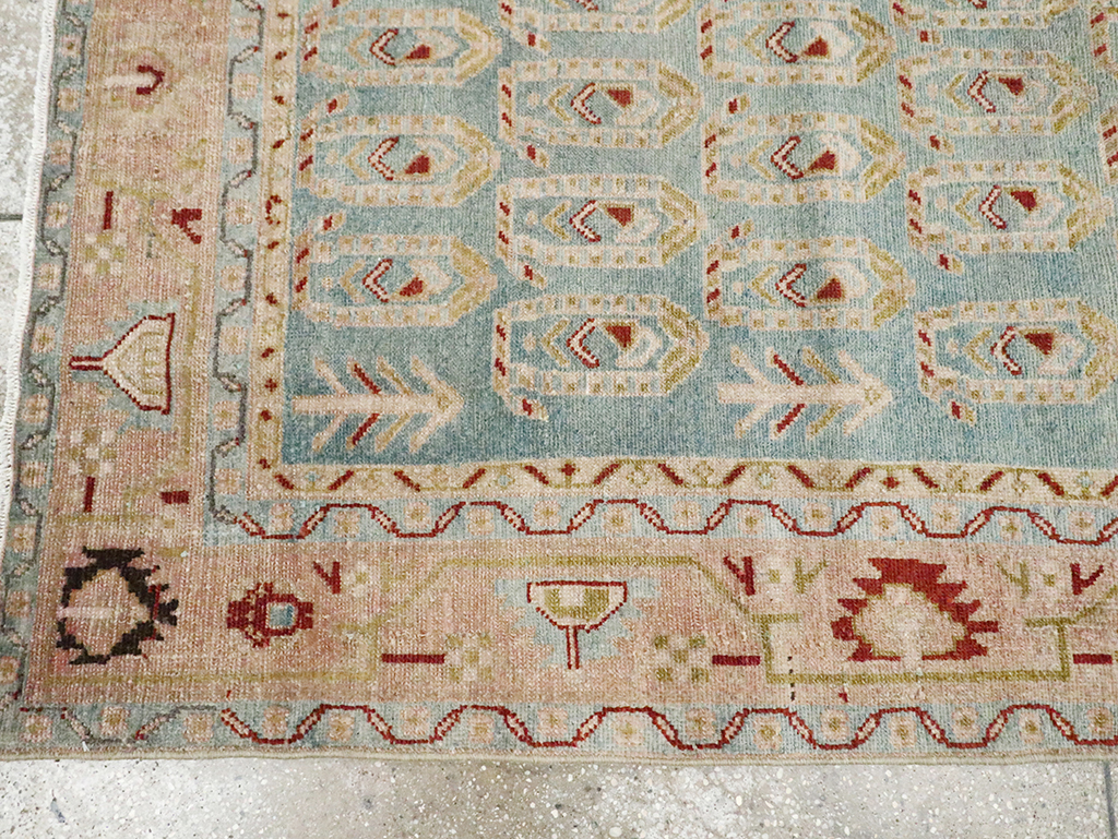 Vintage Persian Malayer Accent Rug, No.29983 - Gss