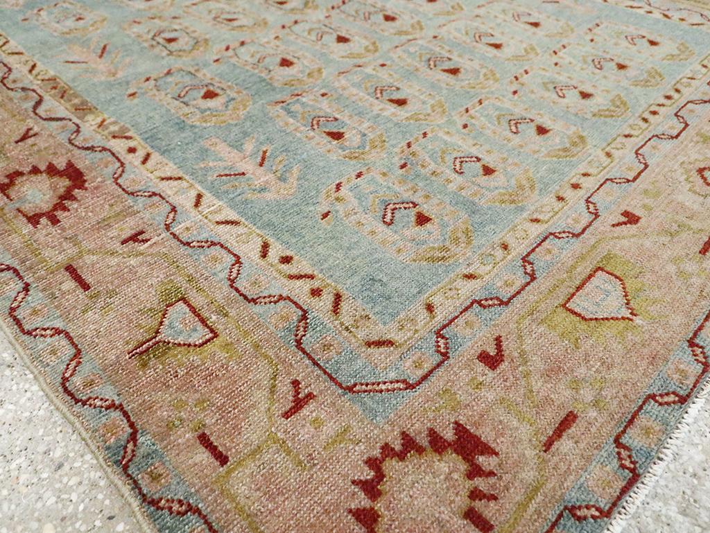 Vintage Persian Malayer Accent Rug, No.29983 - Gss