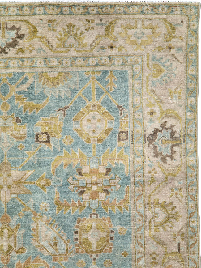 Vintage Persian Malayer Accent Rug, No.29985 - Gss