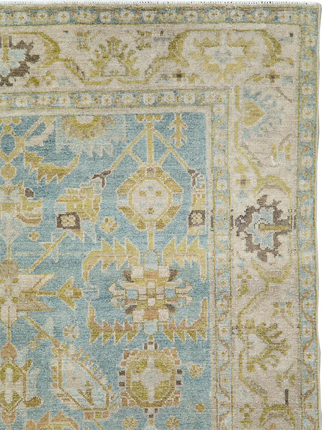 Vintage Persian Malayer Accent Rug, No.29985 - Gss